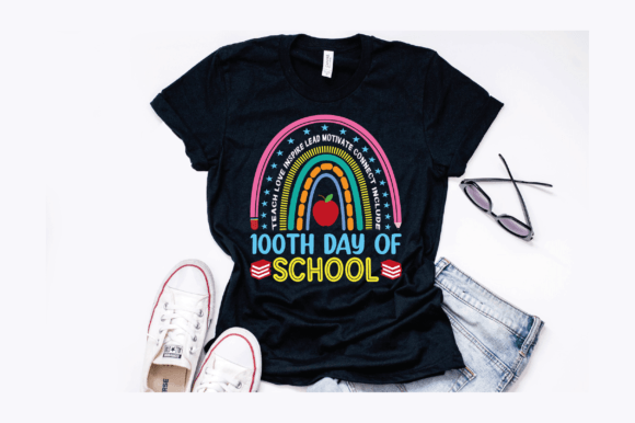 A Boho Rainbow for Celebrating Milestones in Graphics and T-Shirt Designs
