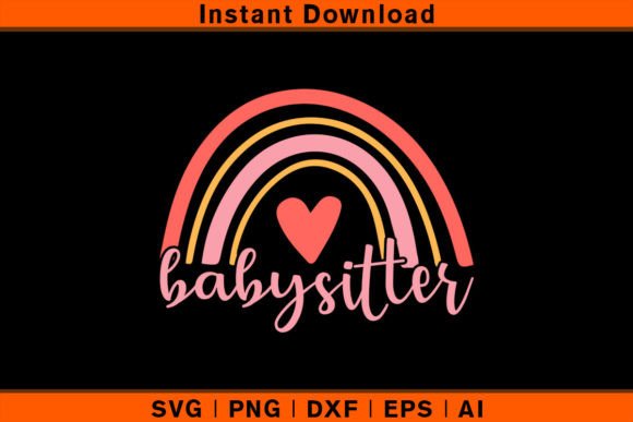 A Designer's Review of the Babysitter Retro Vintage Rainbow Design