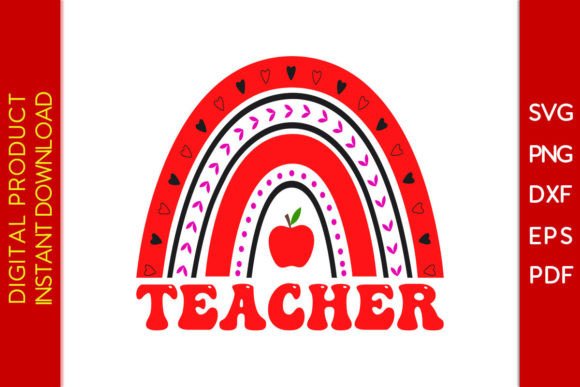 A Teacher's Valentine SVG: Perfect Graphics for Content & T-Shirt Designs