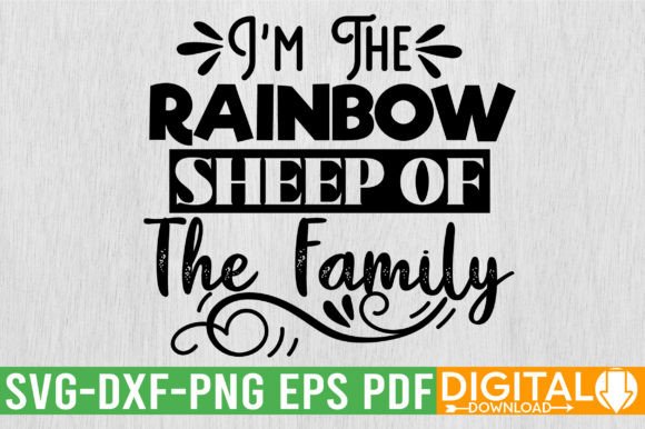 Brand Designer Review: The Rainbow Sheep SVG for Graphics and T-Shirt Designs