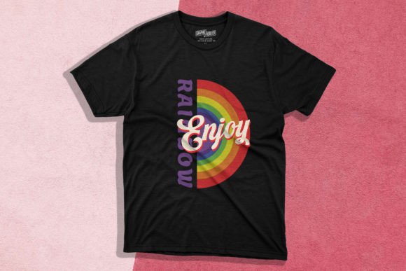 Enjoy Rainbow T-shirt Design: An Embroidery Review