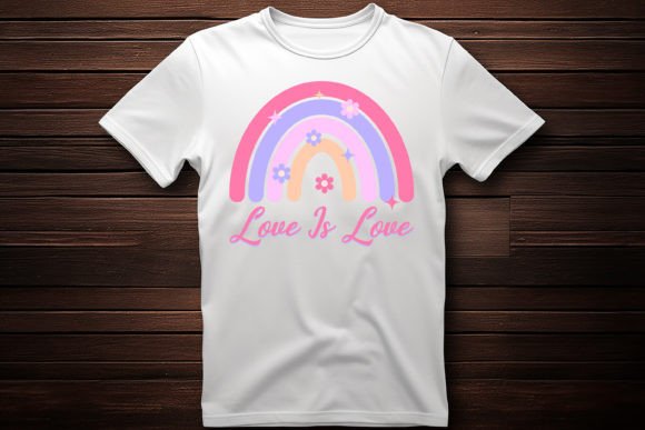Love is Love Rainbow: A Versatile Graphic for Crafters
