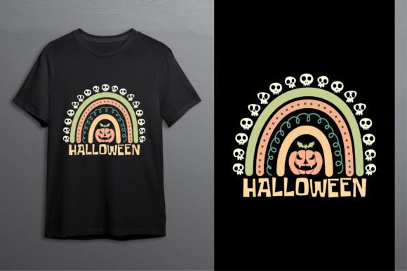 Reviewing Halloween Rainbow Graphics for T-Shirt Designs